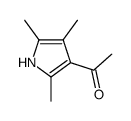 Methyl(2,4,5-trimethyl-1H-pyrrol-3-yl) ketone结构式