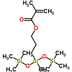 methacryloxypropylbis(trimethylsiloxy)methylsilane Structure