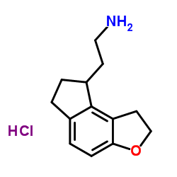 (S)-2-(1,2,6,7-四氢-2H-茚并[5,4-b]呋喃-8-基)乙胺结构式