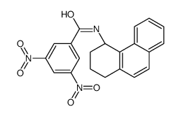 3,5-dinitro-N-[(4S)-1,2,3,4-tetrahydrophenanthren-4-yl]benzamide结构式