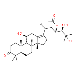 泽泻醇 A 23-醋酸酯结构式