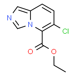 6-氯咪唑并[1,5-A]吡啶-5-甲酸乙酯结构式