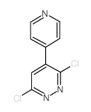 3,6-二氯-4-(4-吡啶基)哒嗪结构式