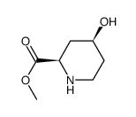 2-Piperidinecarboxylicacid,4-hydroxy-,methylester,(2R,4S)-(9CI)结构式