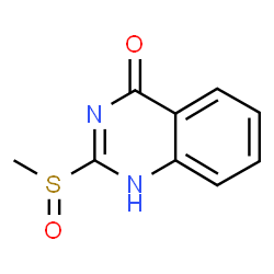 2-(Methylsulfinyl)quinazolin-4(3H)-one Structure