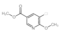 5-氯-6-甲氧基烟酸甲酯结构式