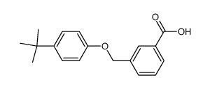 3-(4-TERT-BUTYL-PHENOXYMETHYL)-BENZOIC ACID Structure