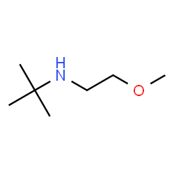 N-叔丁基-2-甲氧基乙胺结构式