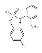 (2-氨基苯基)-磷酰胺酸(4-氯苯基) 酯结构式