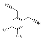1,2-Benzenediacetonitrile,4,5-dimethyl- Structure
