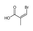 3-bromo-2-methylprop-2-enoic acid Structure