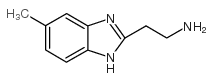 2-氨基乙基-5(6)-甲基苯并咪唑结构式