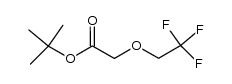 t-butyl 2,2,2-trifluoroethoxyacetate结构式