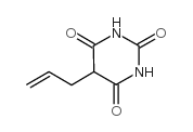 2,4,6(1H,3H,5H)-Pyrimidinetrione,5-(2-propen-1-yl)-结构式