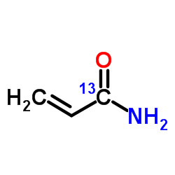 丙烯酰胺-13C结构式