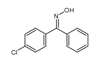 4-cholorobenzophenone oxime结构式