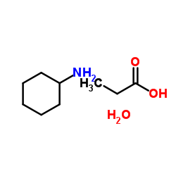 (S)-(+)-α-环己基丙氨酸 水合物结构式