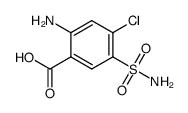 4-Chloro-5-sulfamoylanthranilic Acid Structure