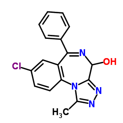 4-羟基阿普唑仑结构式