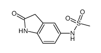 N-(2-oxoindolin-5-yl)methanesulfonamide结构式