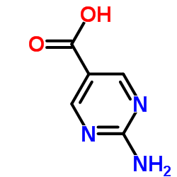 2-氨基嘧啶-5-羧酸结构式