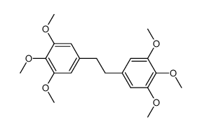 1,1'-(1,2-Ethanediyl)bis(3,4,5-trimethoxybenzene)结构式