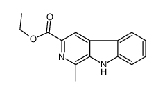 ethyl 1-methyl-9H-pyrido[3,4-b]indole-3-carboxylate结构式
