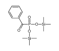 bis(trimethylsilyloxy)phosphoryl-phenylmethanone结构式