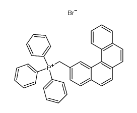 [(2-benzo[c]phenanthryl)methyl]triphenylphosphonium bromide Structure