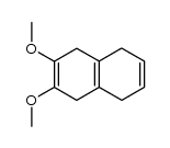 2,3-Dimethoxy-1,4,5,8-tetrahydronaphthalin结构式