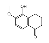 5-hydroxy-6-methoxy-3,4-dihydro-2H-naphthalen-1-one Structure