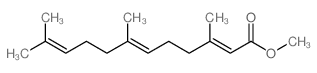 反式,反式-法尼基酸甲酯结构式