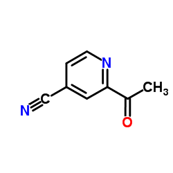 2-Acetyl-4-cyanopyridine Structure
