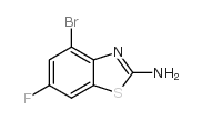 2-Amino-4-bromo-6-fluorobenzothiazole Structure