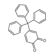 4-tritylcyclohexa-3,5-diene-1,2-dione结构式