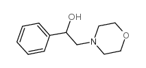 4-Morpholineethanol, a-phenyl- Structure