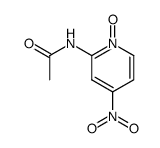 N-(4-nitro-1-oxy-pyridin-2-yl)-acetamide结构式