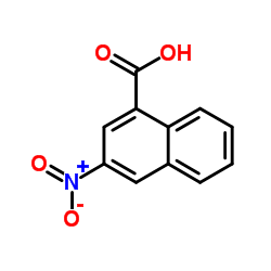 3-硝基萘-1-羧酸结构式