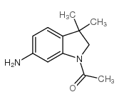 1-(6-氨基-3,3-二甲基吲哚啉-1-基)乙酮图片