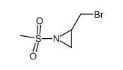 2-(bromomethyl)-1-(methanesulfonyl)aziridine Structure