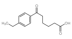 6-(4-ethylphenyl)-6-oxohexanoic acid结构式