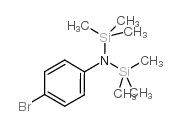 4-溴-N,N-双(三甲基甲硅烷基)苯胺结构式