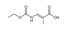 3-ethoxycarbonylamino-2-methyl-acrylic acid结构式