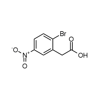 2-(2-溴-5-硝基苯基)乙酸结构式