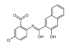 N-(4-chloro-2-nitrophenyl)-3-hydroxynaphthalene-2-carboxamide Structure