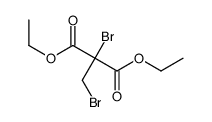 diethyl 2-bromo-2-(bromomethyl)propanedioate Structure
