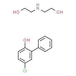 DIETHANOLAMINE 4-CHLORO-2-PHENYLPHENATE结构式