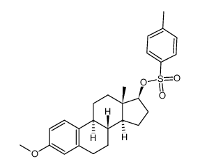 3-methoxyestra-1,3,5(10)-trien-17β-yl p-toluenesulfonate结构式