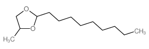 4-methyl-2-nonyl-1,3-dioxolane Structure