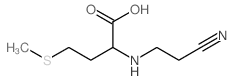 DL-Methionine, N- (2-cyanoethyl)-结构式